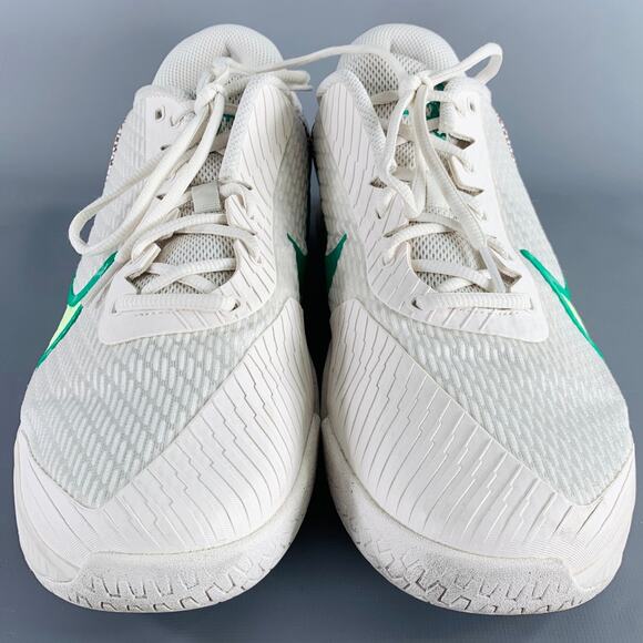 NIKE Size 12 Australian Open Pack White Green Mesh Lace-Up Sneakers - Picture 4 of 8